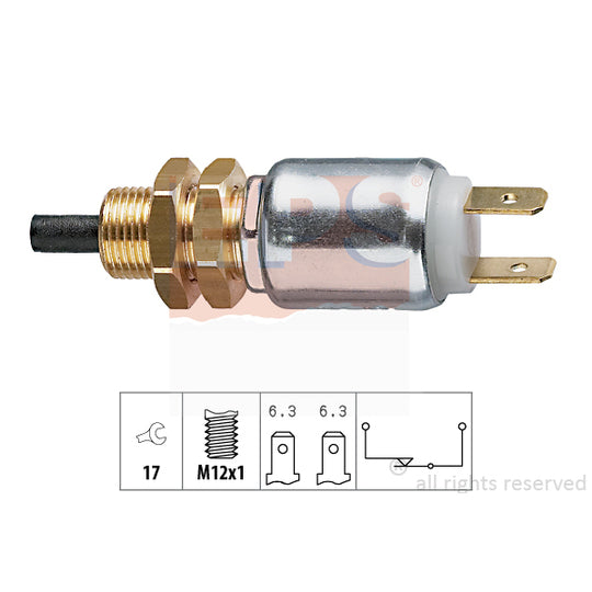 Eps 1.810.014 Brake Light Switch to suit VW, BMW, Mercedes-Benz