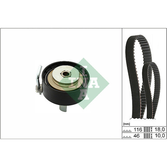 Ina Timing Belt Set to suit Ford