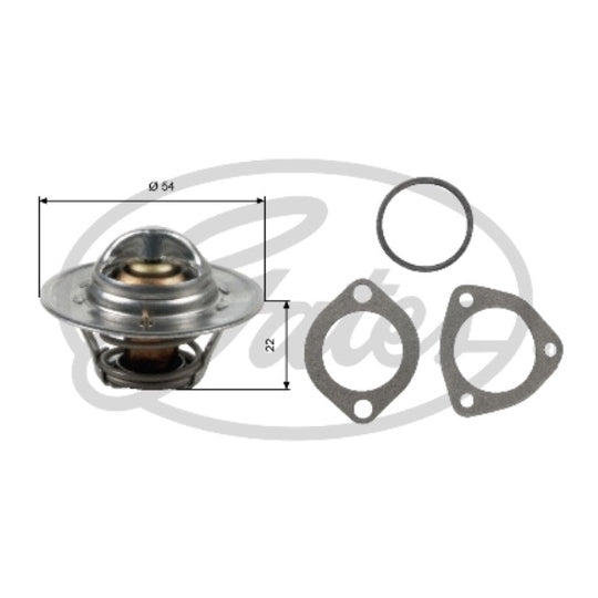 Gates Thermostat, coolant to suit Ford, Mazda, Volvo