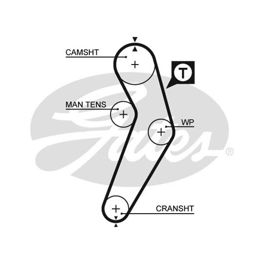 Gates Timing Belt to suit Nissan, Renault