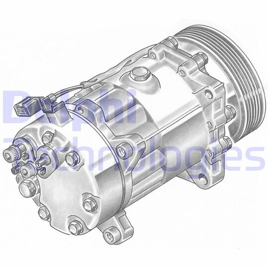 Delphi Compressor, air conditioning to suit Ford, Audi, VW