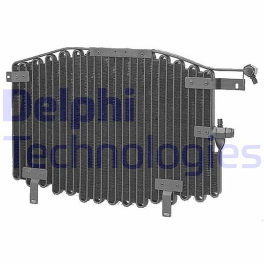 Delphi Condenser, air conditioning to suit Audi