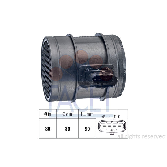 Facet Air Mass Sensor to suit Peugeot, Citroën, Fiat