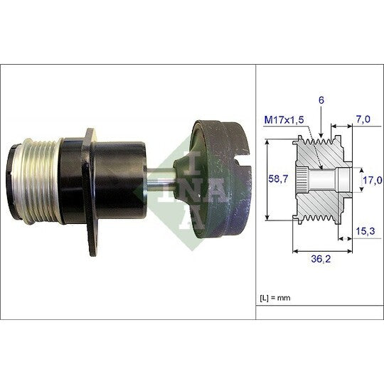 Hepu V-Ribbed Belt Set to suit Ford