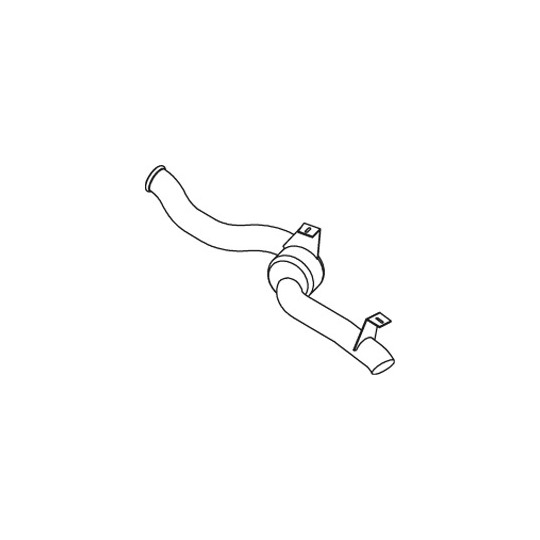 Dinex Exhaust pipe to suit Daf
