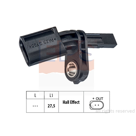 Eps Sensor, wheel speed to suit Audi, VW, Hitachi