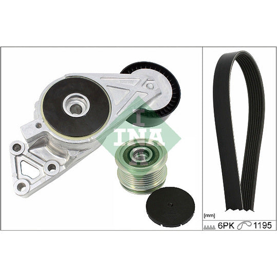 Ina V-Ribbed Belt Set to suit Audi, VW, Seat