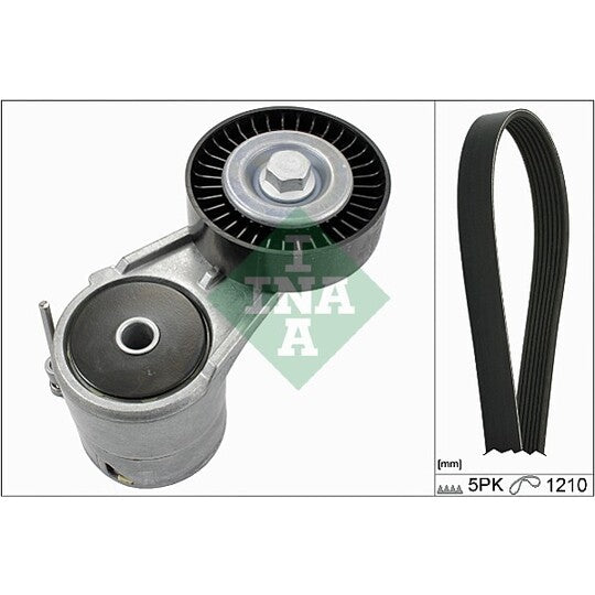 Ina V-Ribbed Belt Set to suit Chevrolet, Opel, Vauxhall