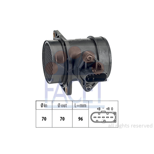 Facet Air Mass Sensor to suit Audi, VW, Hitachi