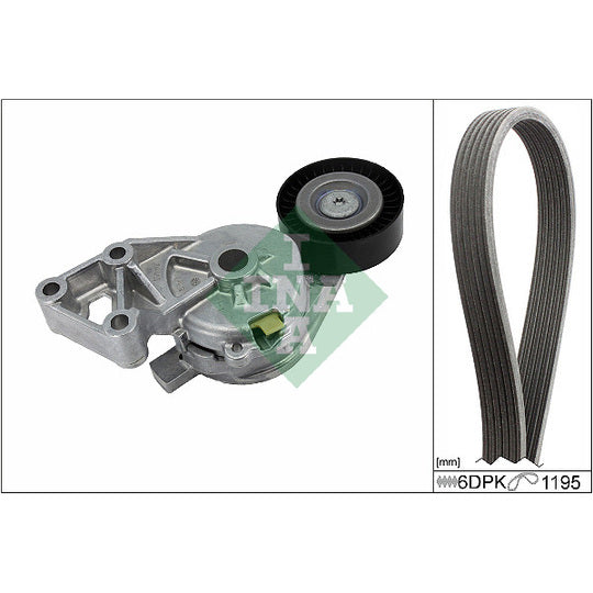 Ina V-Ribbed Belt Set to suit Ford, Audi, VW