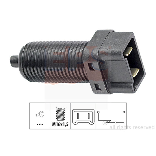 Eps 1.810.012 Brake Light Switch to suit Renault, Opel
