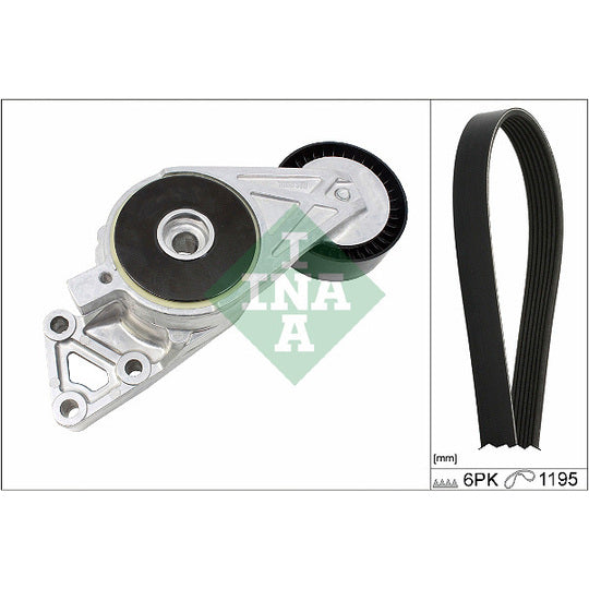 Ina V-Ribbed Belt Set to suit Audi, VW, Seat
