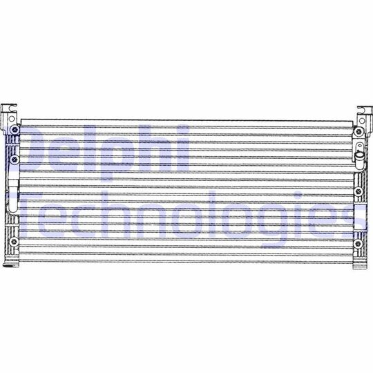 Delphi Condenser, air conditioning to suit Toyota