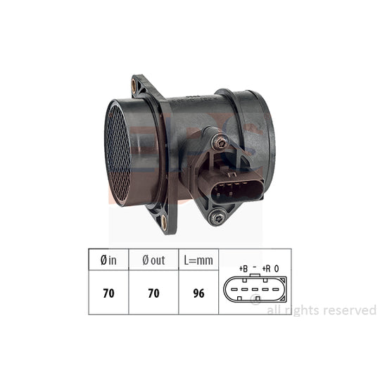Eps Air Mass Sensor to suit Audi, VW, Hitachi