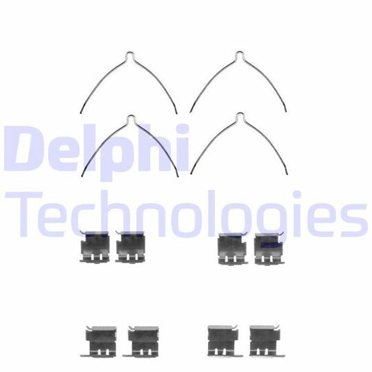 Delphi Accessory Kit, disc brake pad to suit Toyota