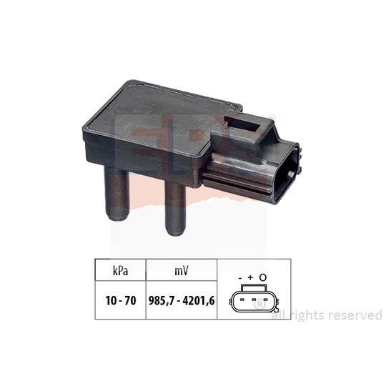 Eps Sensor, exhaust pressure to suit Ford, Mazda, Peugeot