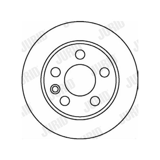 Jurid Brake Disc to suit Ford, VW, Seat