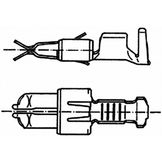 Hella Cable Connector to suit Case, Liebherr, Manitou