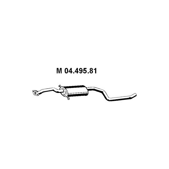 Eberspächer Middle Silencer to suit Ford