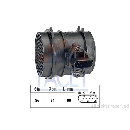 Facet Air Mass Sensor to suit Mercedes-Benz, Hitachi