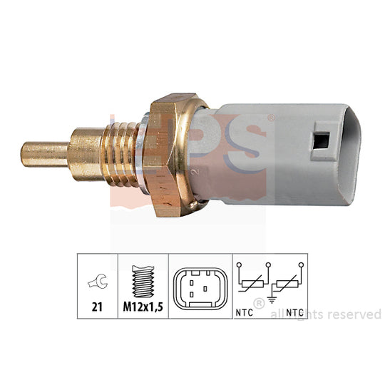 Eps 1.830.277 Sensor, coolant temperature to suit Fiat, Alfa Romeo, Lancia
