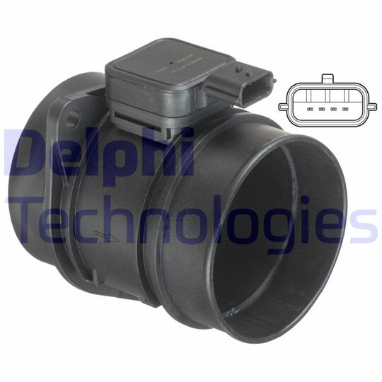 Continental/Vdo Air Mass Sensor to suit Hitachi, Renault