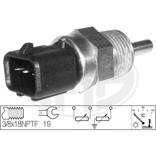 Era 330632 Sensor, coolant temperature to suit Hyundai