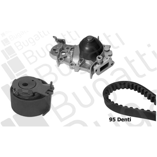 Bugatti Water Pump & Timing Belt Kit to suit Nissan