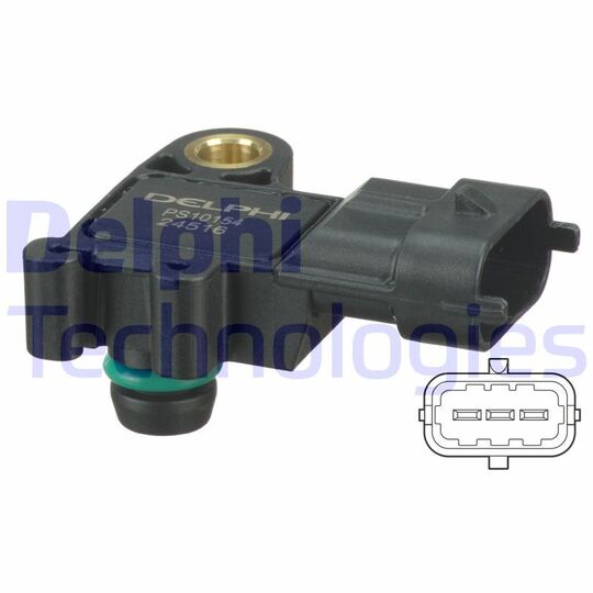 Delphi Sensor, intake manifold pressure to suit Ford, Peugeot, Citroën
