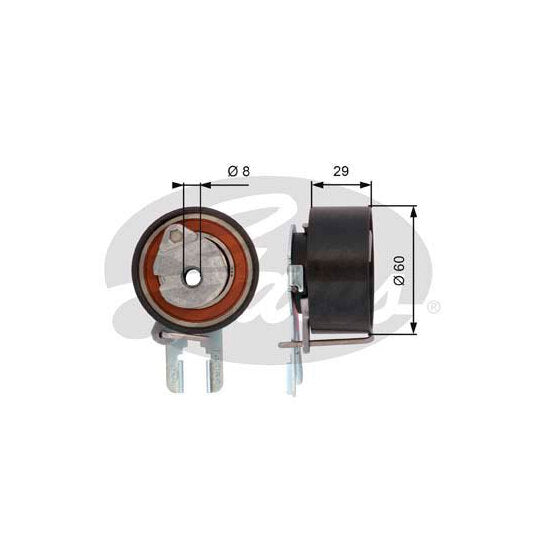 Gates Tensioner Pulley, timing belt to suit Toyota, Ford, Mazda