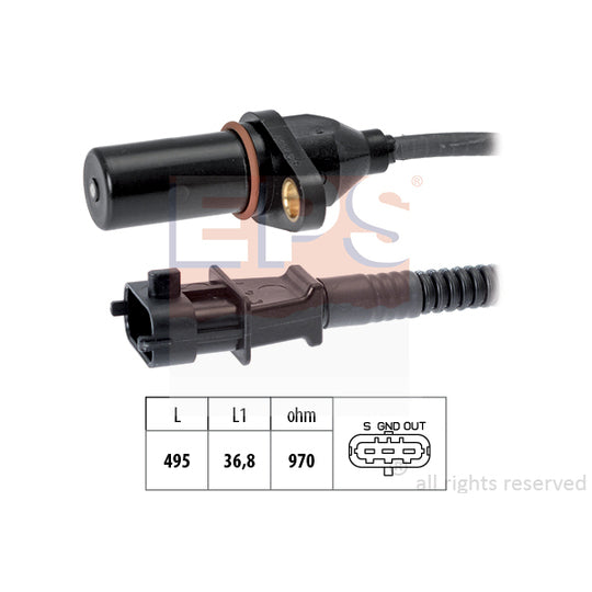 Eps Pulse Sensor, flywheel to suit Hyundai, Kia, Hitachi