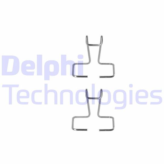 Delphi Accessory Kit, disc brake pad to suit Citroën