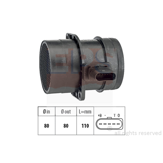 Eps Air Mass Sensor to suit Audi, VW, Hitachi