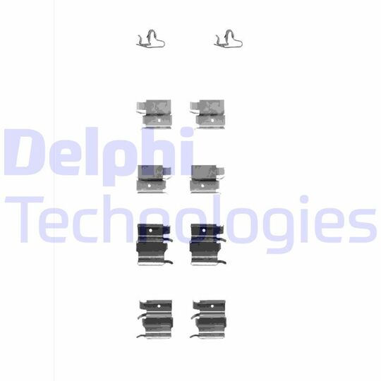 Delphi Accessory Kit, disc brake pad