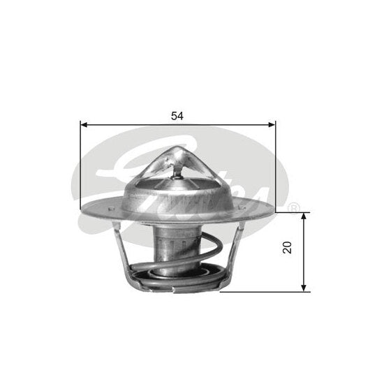Gates Thermostat, coolant to suit Ford, Peugeot, Land Rover