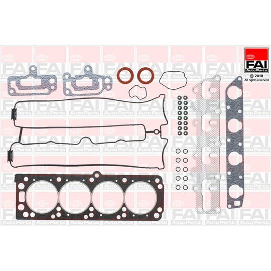 Fai Autoparts Gasket Set, cylinder head to suit Chevrolet, Opel, Vauxhall