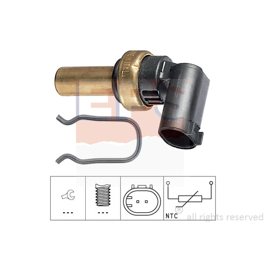 Eps 1.830.300 Sensor, coolant temperature to suit Mitsubishi, Mercedes-Benz, Chrysler