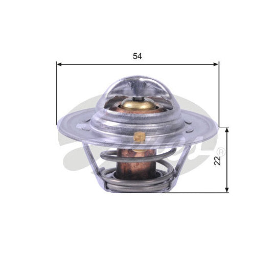 Gates Thermostat, coolant to suit Mitsubishi, Ford, Mazda