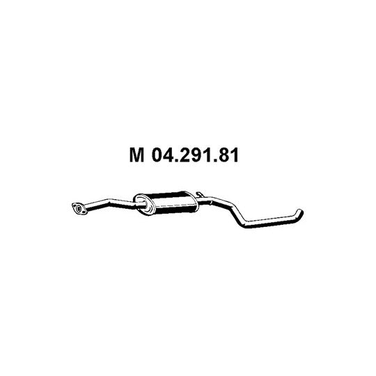 Eberspächer Middle Silencer to suit Ford