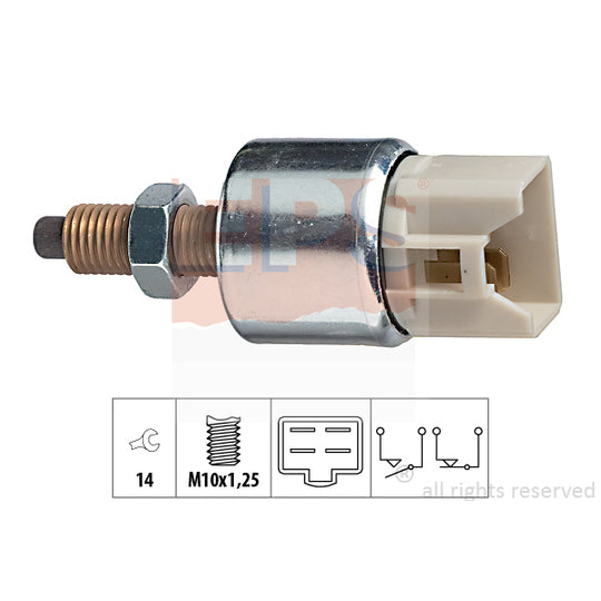Eps 1.810.122 Brake Light Switch to suit Honda, Acura, Isuzu
