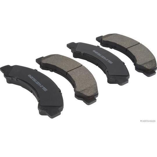 Herth+Buss Jakoparts Brake Pad Set, disc brake to suit Toyota, Mazda, Isuzu