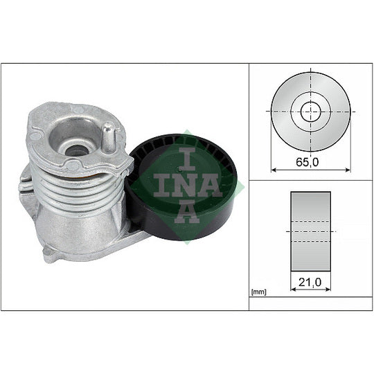 Ina Tensioner Lever, v-ribbed belt to suit Ford, Volvo