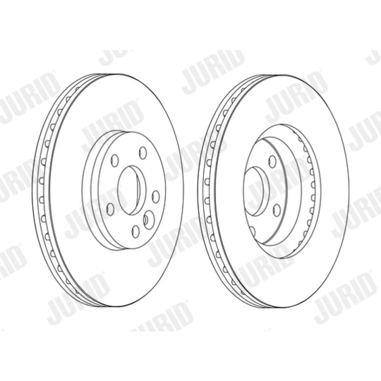 Jurid Brake Disc to suit Ford, Land Rover, Volvo