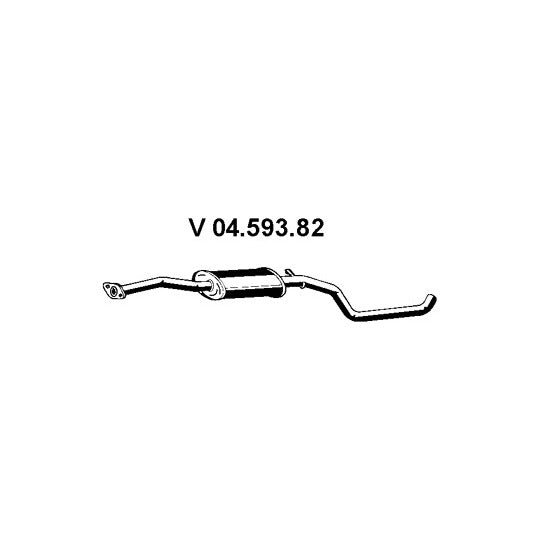 Eberspächer Front Silencer to suit Ford