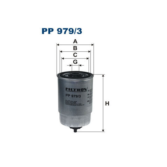 Ufi Fuel filter to suit Hyundai