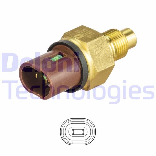 Delphi TS10484 Sensor, coolant temperature to suit Renault