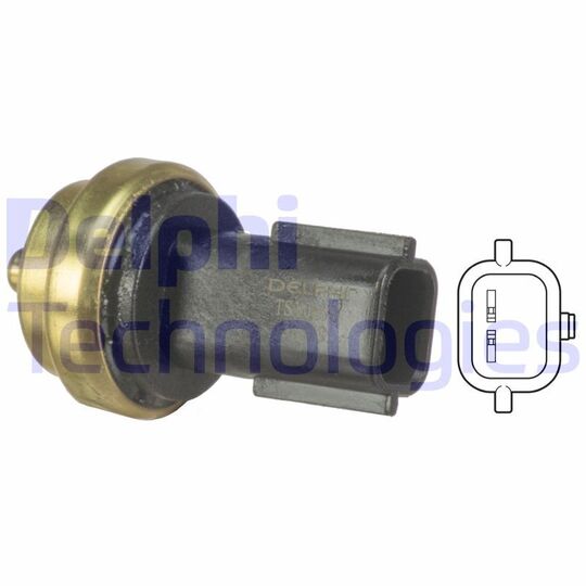 Delphi TS10458 Sensor, coolant temperature to suit Mercedes-Benz, Nissan, Renault