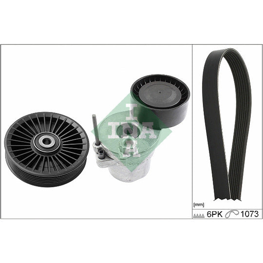 Ina V-Ribbed Belt Set to suit Mercedes-Benz