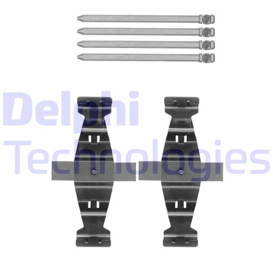 Delphi Accessory Kit, disc brake pad to suit Mercedes-Benz