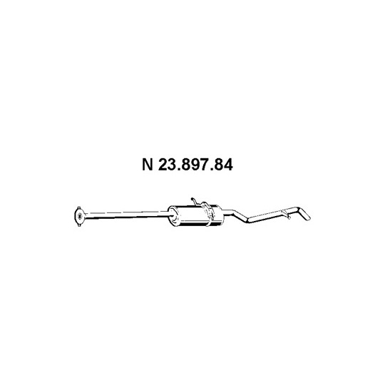 Eberspächer End Silencer to suit Mercedes-Benz